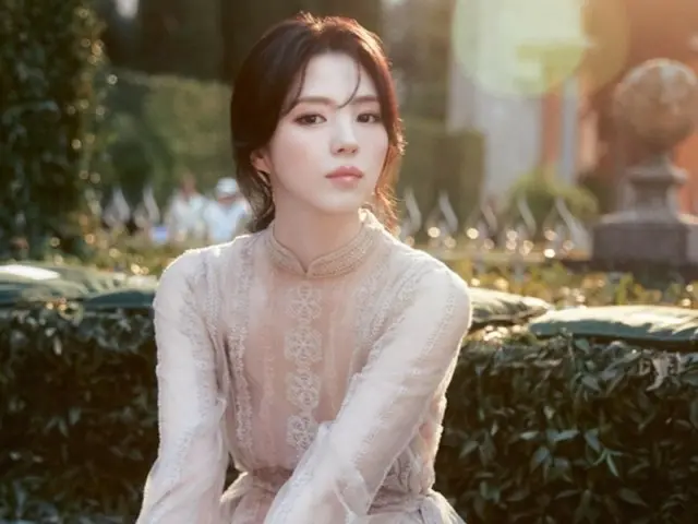 Actress Han Seo Hee shows off her elegant and sexy see-through dress