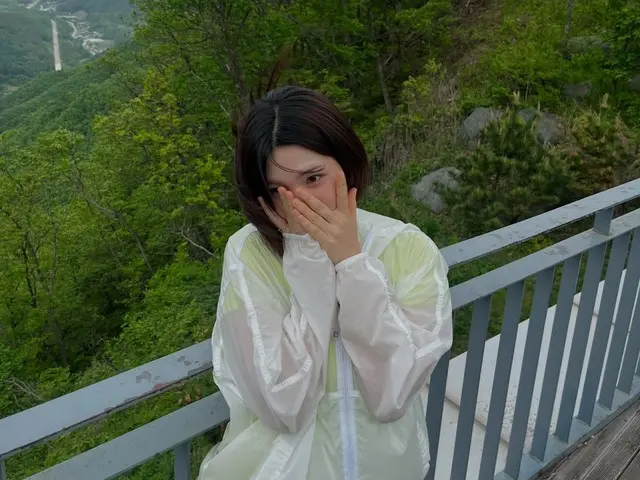 YULHEE (formerLABOUM), so pretty even when covered in sweat... "Girl visual" with reddish cheeks