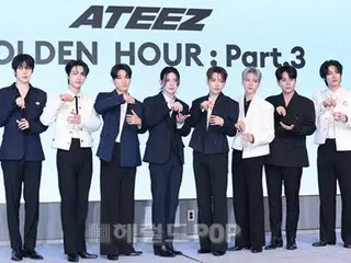 [Photo] ATEEZ holds press conference for release of 12th mini album "GOLDEN HOUR: Part.3"