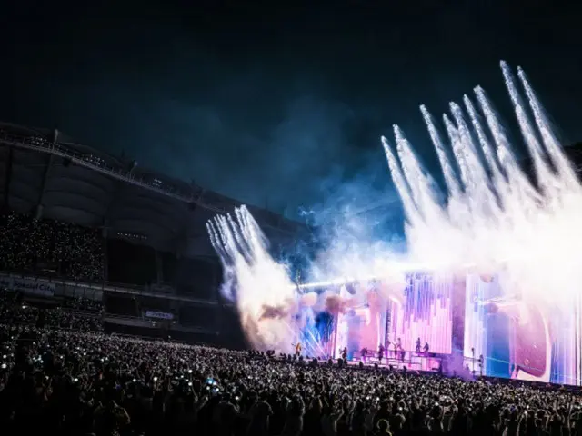 "BTS" is back, showing the same influence as before... A total of 100,000 people attended the weekend event