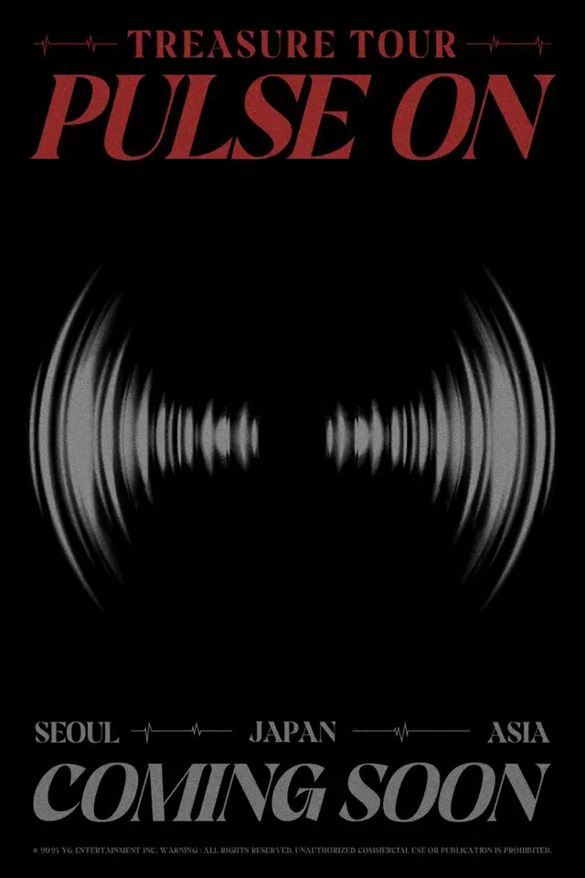 「TREASURE」、自身３度目となる『TREASURE TOUR [PULSE ON] 』開催決定！