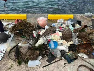 "China has ruined it" - Trash washed up on clean water island = South Korea