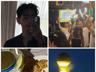 "BTS" V reveals the scene of the "CELINE" party in Paris... "Welcome To Paris V"