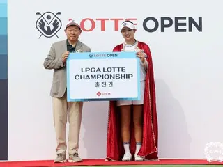 <Women's Golf> Park Hae-jun wins for the first time in her fourth year on the tour at the Lotte Open