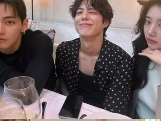 Suzy, Park BoGum, and V (BTS), visuals gathered in Paris... the best combination ever
