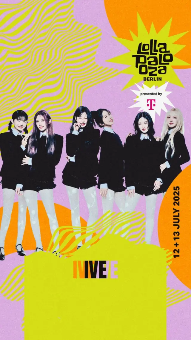 「IVE」、K-POPガールズグループで初「Lollapalooza Berlin」に出演