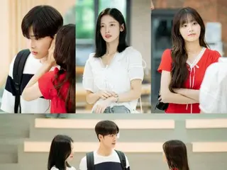 YOON SANHA (ASTRO), Arin (OHMYGIRL), and Chuu in a love triangle... "My Girlfriend Has Become a Handsome Guy" stills released