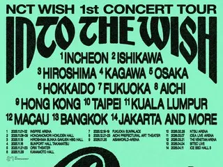 "NCT WISH" to hold first solo concert tour...Starting in Incheon in November