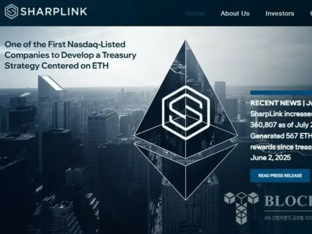 SharpLink Gaming purchases an additional 7,210 Ethereum coins, bringing total holdings to over 430,000