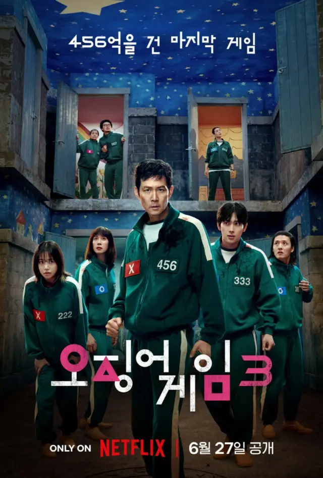 「イカゲーム3」、5週連続Netflix非英語部門1位