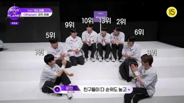 「BOYS II PLANET」、1対1階級バトル→キム・ジュンミンが女性マスターたちを魅了3