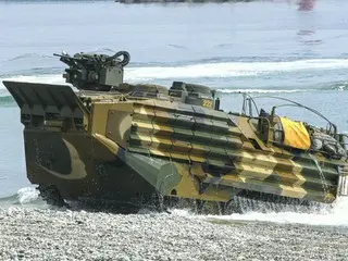 South Korea and U.S. Marine Corps hold joint training exercise, mobilizing amphibious armored vehicles and landing mobile HYERI.