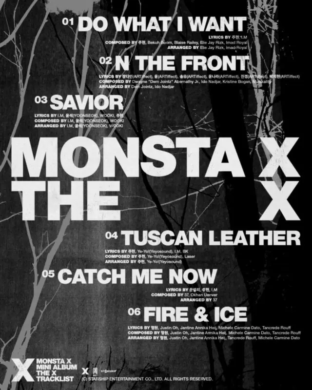「MONSTA X」、ニューアルバム「THE X」のトラックリストを公開…ヒョンウォン＆ジュホン＆I.Mが参加02