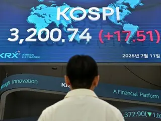 South Korean stocks close at 3,200... Disappointed individual selling may have surged