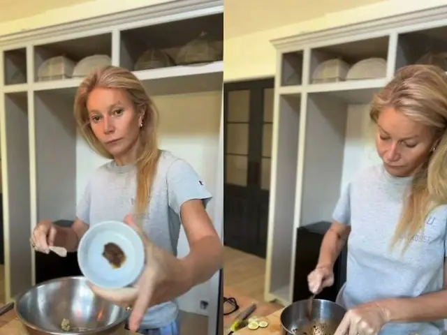 有名なハリウッド女優グウィネス・パルトロウが韓国料理を作って食べる姿を公開した。