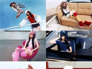 IVE releases concept photos for "IVE SECRET" featuring six different charms... New song "XOXZ" to be released on the 25th