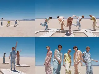 "BTS' younger brother" rookie group "CORTIS" filmed in one take in the desert of LA, USA... Their performance of "What You Want" is a hot topic