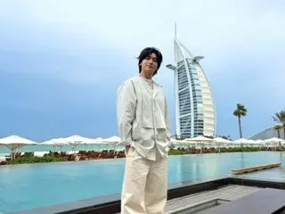 Park Hyung Sik, fresher than the blue sky... The prince who makes Dubai shine