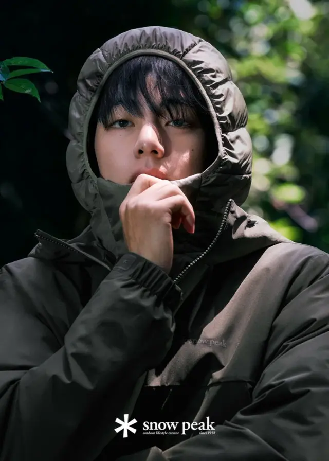 「BTS」V、「Snow Peak Apparel」のブランドモデルに抜てき