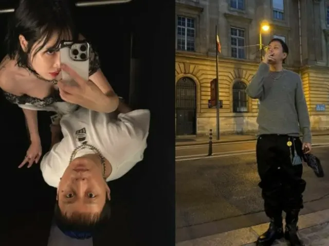 Yong Jun Hyeong (former HIGHLIGHT) is caught smoking illegally on the streets of Paris... His wife HyunA (4Minute) is also caught smoking illegally...