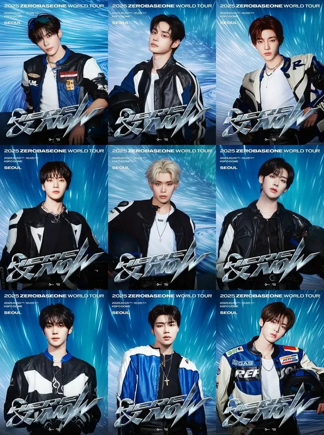「ZEROBASEONE」、2025年ワールドツアー「HERE&NOW」のソロポスター…アイコニックな魅力