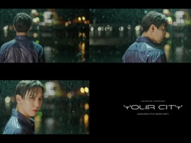 'CNBLUE' Jung Yong Hwa releases 'YOUR CITY' mood film...back view drenched in the rain