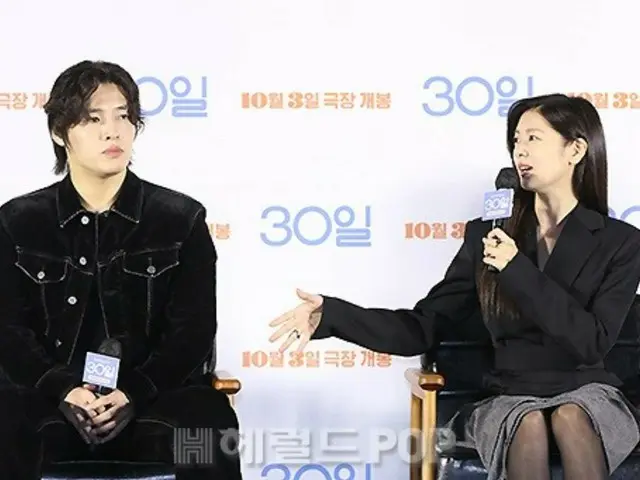 [Photo] Actor Kang HaNeul & actress Somin participate in the production briefing of the movie "30th"... "The two are co-starring for the second time"