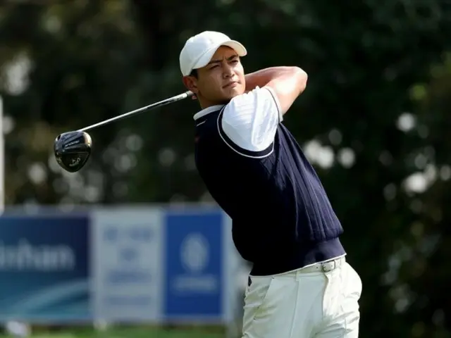 [Photo] "SHINee" Minho participates in Shinhan Donghae Open charity challenge... Powerful driver tee shot