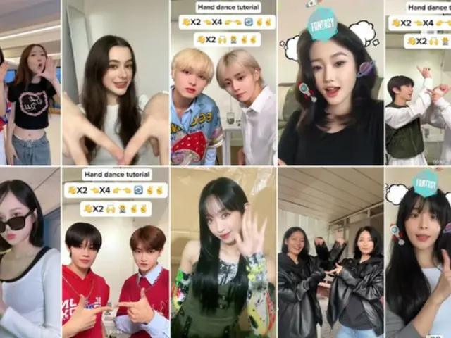 "FANTASY BOYS" and "NEW TOMORROW" hand dance challenge exceeds 400 million views on TikTok...Spreading to worldwide TikTokers