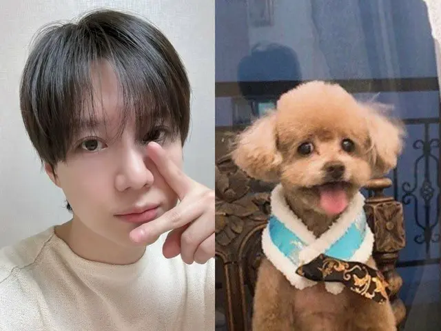 “SHINee” TAEMIN regrets parting with his beloved dog… “I love you Eve”