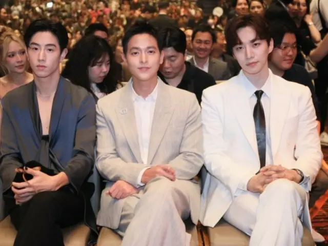 “2PM” JUNHO & Thai actor James Jirayu & “GOT7” Mark admire the “Hanayoshi” three-shot