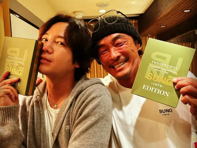 “Sarang-chan’s dad” Akiyama Sei-hoon, two-shot with Jang Keun Suk… “Keun Chan used the pack and liked it”