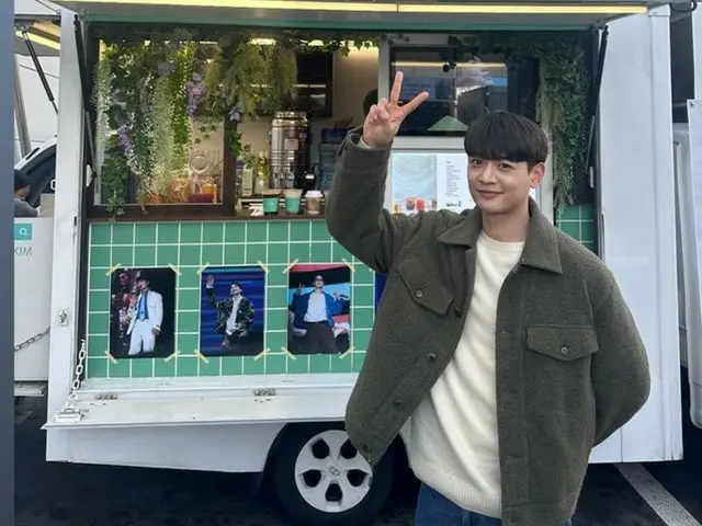 "SHINee" Minho thanks fans who sent gifts to the TV series filming site