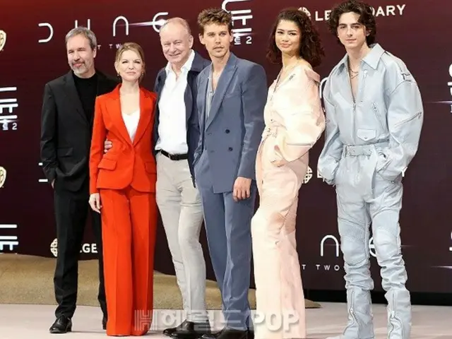 [Photo] Actor Timothée Chalamet and other shining protagonists of the movie "Dune Part 2" came to Korea