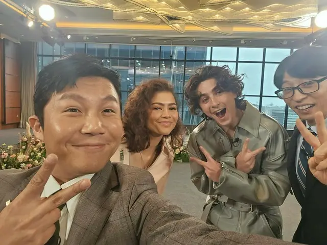 Yoo Jae Suk and Cho Se Ho are next to Timothée Chalamet and Zendaya... "Yoo Quiz" side "Scheduled to air on the 28th"