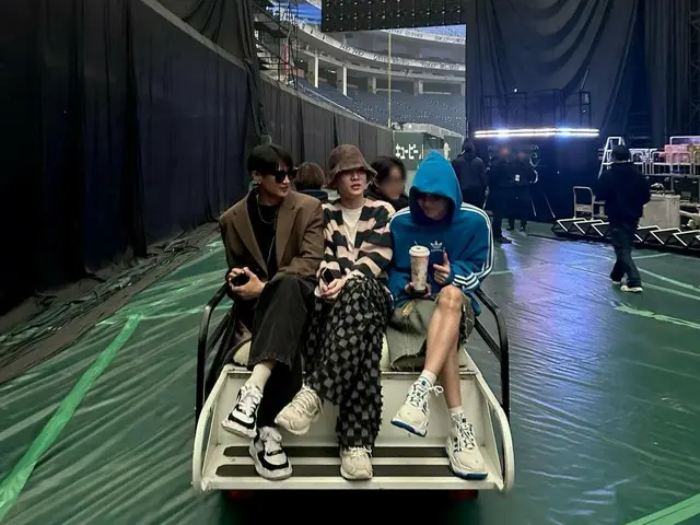 "SHINee" rides a cart to rehearsal...Finally, the last day of Tokyo Dome (video included)