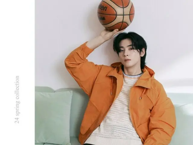 "ASTRO" Cha EUN WOO reveals refreshing fashion with the scent of spring