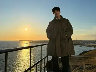 Actor Chae Jong Hyeop releases off-shots of TV series "Eye Love You" EP6... with the sunset in the background