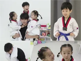 "FTISLAND" Choi MIN HWAN, father of three, playing with his kids with all his heart... "Superman has returned"