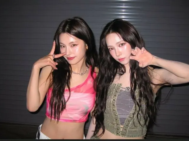 Fans rejoice at girl group visual two-shot of aespa's Karina and ITZY's YEJI!
