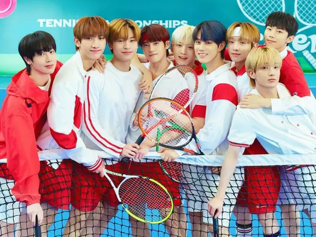 "xikers" releases concept photos for official fan club kit... refreshing visuals in tennis look