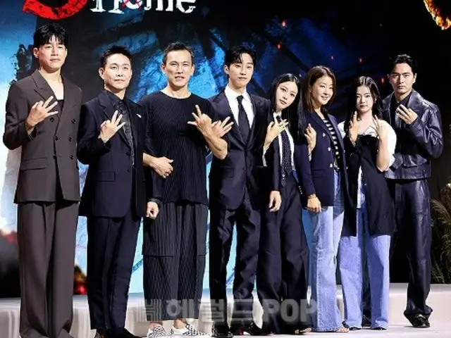[Photo] LEE JINWOO, Go MinSi, Jin Young (former B1A4), and other gorgeous main characters of "Sweet Home - Me and the World's Despair" Season 3 attend the production presentation