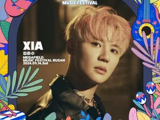 Jun Su (Xia) to appear at "MEGAFIELD MUSIC FESTIVAL 2024_BUSAN" on September 14th... Solo poster released
