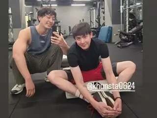 2PM's Chanseong trains with Nichkhun... "I think he just needs to lose another 6-7kg"