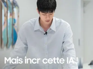 "BTS" JIN draws attention to Samsung France's official Instagram... His visuals stand out precisely because they are simple