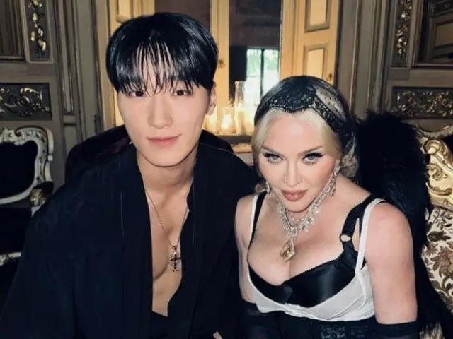 ATEEZ's Sun dominates Milan Fashion Week...even snaps a photo with Madonna