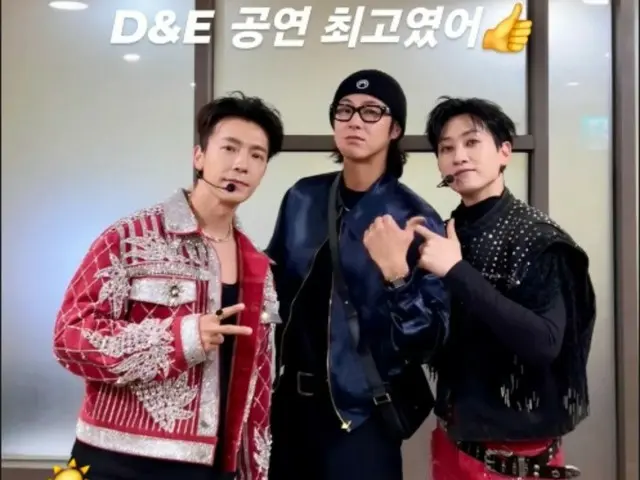 TVXQ's Yunho (U-KNOW) watches SUPER JUNIOR-D&E concert... "The D&E concert was the best"