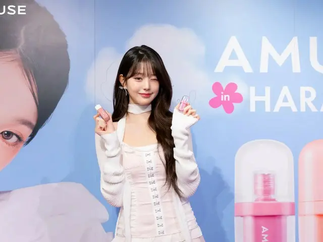 "IVE" Wonyoung makes a surprise appearance at the Harajuku event venue! AMUSE's new product launch event was held in a venue surrounded by daisies