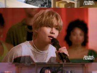 "BTS" V also appears on "tiny desk KOREA", which won the "K-Design Award"