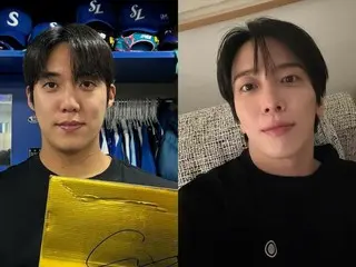 Hot Topic's Samsung Rakuten player Won Tae-in, who looks like CNBLUE's Jung Yong Hwa, has become CNBLUE's PR fairy? ... "Please listen to the new song a lot"